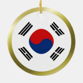 Zuid-Korea Vlag Ornament (Achterkant)