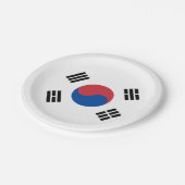 Zuid-Korea Vlag Papieren Bordje (Gekanteld)