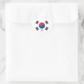 Zuid-Korea Vlag Patriottisch Hart Sticker (Tas)