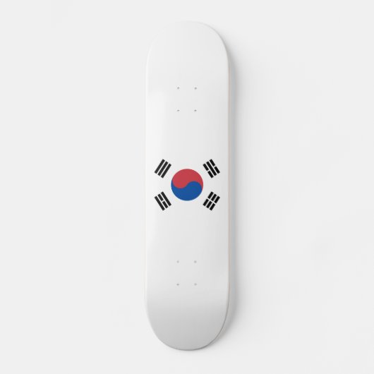 Zuid-Korea Vlag Persoonlijk Skateboard (Voorkant)
