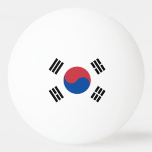 Zuid-Korea Vlag Pingpongbal