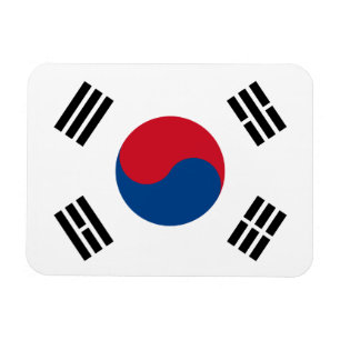 Zuid-Korea Vlag Premium Magnet Magneet