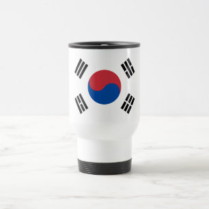 Zuid-Korea Vlag Reisbeker