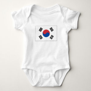 Zuid-Korea Vlag Romper
