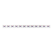 Zuid-Korea Vlag Satijnen Lint (Voorkant)
