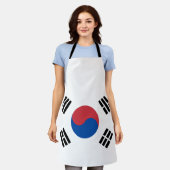 Zuid-Korea Vlag Schort (Gedragen)