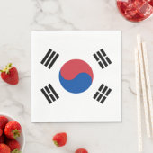 Zuid-Korea Vlag Servet (Insitu)