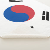 Zuid-Korea Vlag Sherpa Deken (3/4)