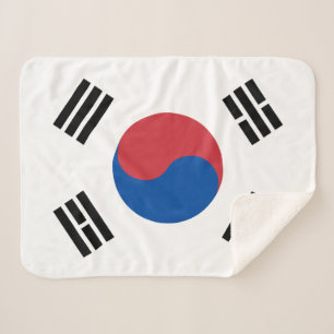 Zuid-Korea Vlag Sherpa Deken