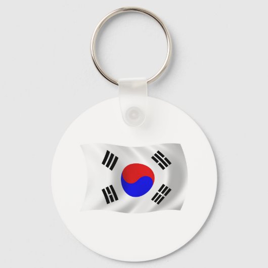 Zuid-Korea Vlag Sleutelhanger (Voorkant)