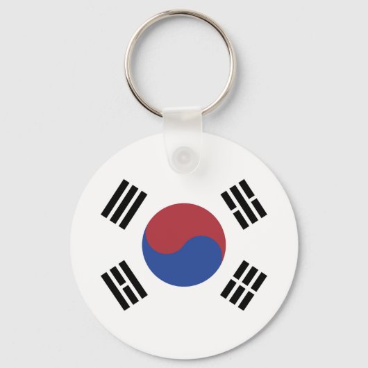 Zuid-Korea vlag Sleutelhanger (Achterkant)