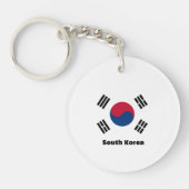 Zuid-Korea Vlag Sleutelhanger (Voorkant)