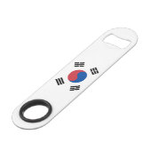 Zuid-Korea Vlag Speed Flessenopener (Voorkant Gekanteld)