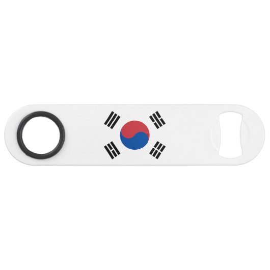 Zuid-Korea Vlag Speed Flessenopener (Voorkant (Horizontaal))