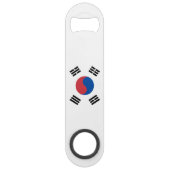 Zuid-Korea Vlag Speed Flessenopener (Achterkant)