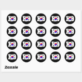 Zuid-Korea Vlag Sticker (Vel)