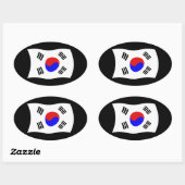 Zuid-Korea Vlag Sticker (Vel)