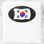 Zuid-Korea Vlag Sticker (Tas)