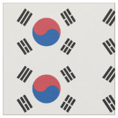 Zuid-Korea Vlag Stof (Close Up)