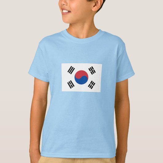 Zuid-Korea Vlag T-shirt (Voorkant)
