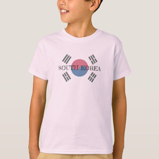 Zuid-Korea Vlag T-shirt (Voorkant)