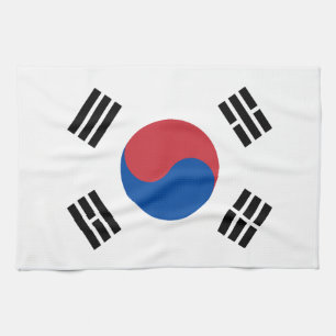 Zuid-Korea Vlag Theedoek