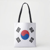 Zuid-Korea Vlag Tote Bag (Voorkant)