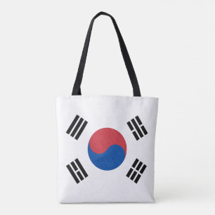 Zuid-Korea Vlag Tote Bag