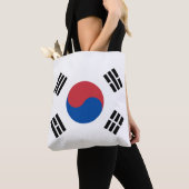 Zuid-Korea Vlag Tote Bag (Dichtbij)