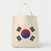 Zuid-Korea vlag Tote Bag (Voorkant)