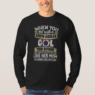 Zuid-Korea Vlag Trotse Zuid-Koreanen Mannen & Vrou T-shirt