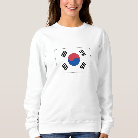 Zuid-Korea Vlag Trui (Voorkant)