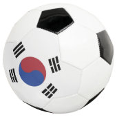 Zuid-Korea vlag Voetbal (Drie kwart)