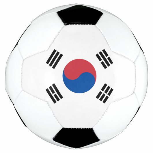 Zuid-Korea Vlag Voetbal (Voorkant)
