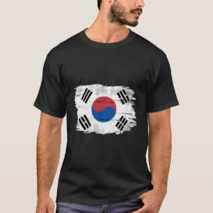 Zuid-Korea vlag voor Koreaans T-shirt