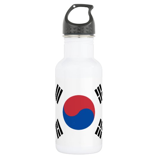Zuid-Korea Vlag Waterfles (Voorkant)
