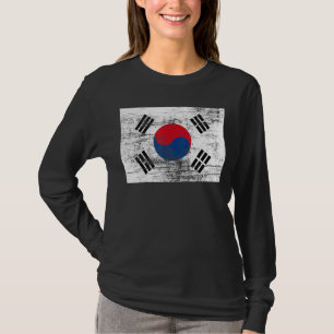 Zuid-Korea  vlag Zuid-Korea T-shirt