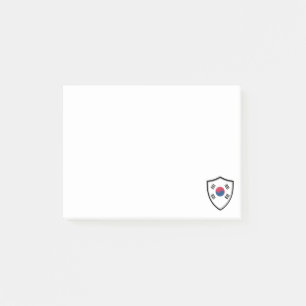 Zuid-Korea vlaggen Post-it® Notes
