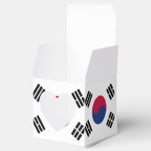 Zuid-Korea-vlaggenembleem Bedankdoosjes (Geopend)