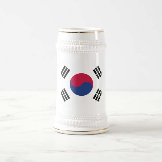Zuid-Korea-vlaggenembleem Bierpul (Center)