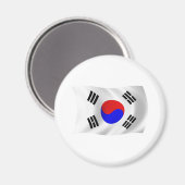 Zuid-Korea Vlagmagneet Magneet (Voorkant / Achterkant)