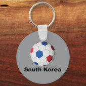 Zuid-Korea Voetbal Sleutelhanger (Achterkant)