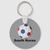 Zuid-Korea Voetbal Sleutelhanger (Achterkant)