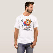zuid - korea voetbal t-shirt (Voorkant volledig)