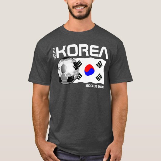 Zuid-Korea Voetbal T-shirt (Voorkant)