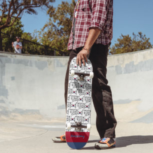 Zuid-Korea voetbalfan vlag supporter maatwerk Persoonlijk Skateboard