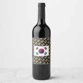 ZUID-KOREA WIJN ETIKET (Voorkant)