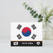 Zuid-Korea: Zuid-Korea Briefkaart (Staand voorkant)