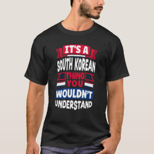 Zuid-Korea Zuid-Korea vlag en Ko T-shirt