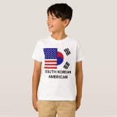 Zuid-Koreaans Amerikaans Shirt (Voorkant volledig)